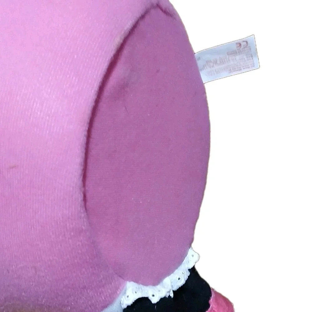 Disney Minnie Mouse attached to Pink Plush Tote Basket Easter/Halloween